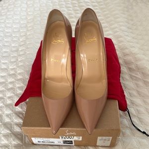 SOLD- Christian Louboutin NWT Size 39 So Kate Nude Pump